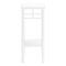 Monarch Specialties Accent Table, Side, End, Plant Stand, Square, Living Room, Bedroom, White Laminate, White I 3279 - alternate 7